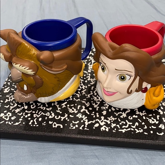 Disney’s Beauty and the Beast 2pc 3D Face Cups 👸 - Picture 6 of 6